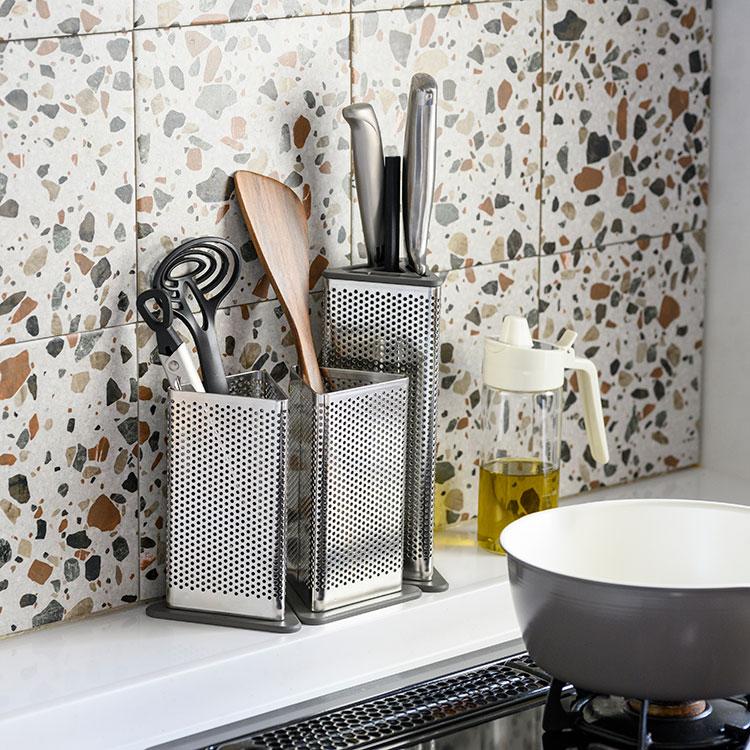 KEYUCA（ケユカ） キッチン用品 包丁スタンド 収納 包丁 菜箸