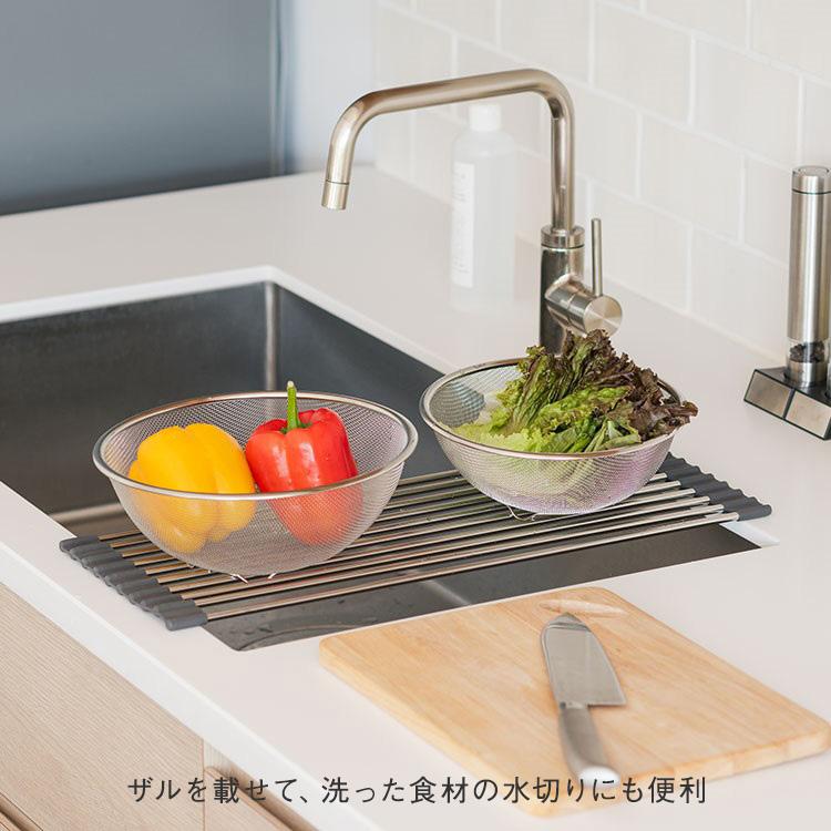 KEYUCA（ケユカ） 水切りラック 水切り 水切りマット 折りたたみ 食器