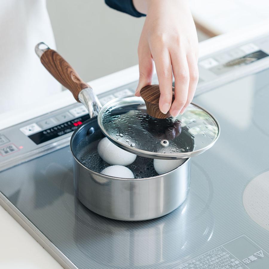 KEYUCA（ケユカ） 鍋 片手鍋 1人用 小さめ 一人暮らし ステンレス