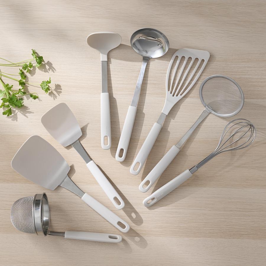 フライ返し 日本製 食洗器対応 ソフト 小さめ 柔らかい 国産 ナイロン ターナー｜ KEYUCA Ponon ナイロンソフトターナーミニ ケユカ | KEYUCA | 08