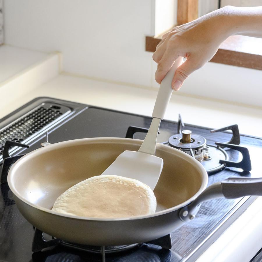 フライ返し 日本製 食洗器対応 ソフト 柔らかい 国産 ナイロン ターナー｜ KEYUCA Ponon ナイロンソフトターナーミニ ケユカ | KEYUCA