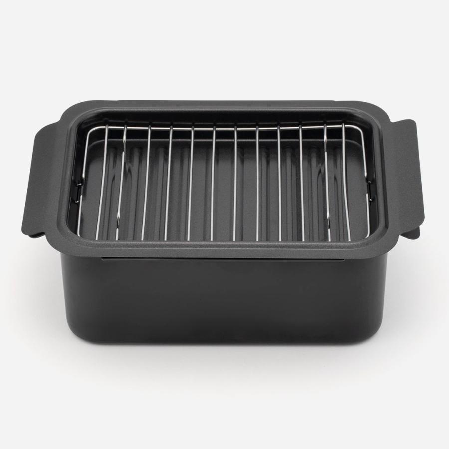 鍋 なべ 調理器具 揚げ物 フライ 直火対応 IH対応 シンプル｜ 角型IH天ぷら揚げ鍋 20×14cm  KEYUCA(ケユカ) | KEYUCA | 01