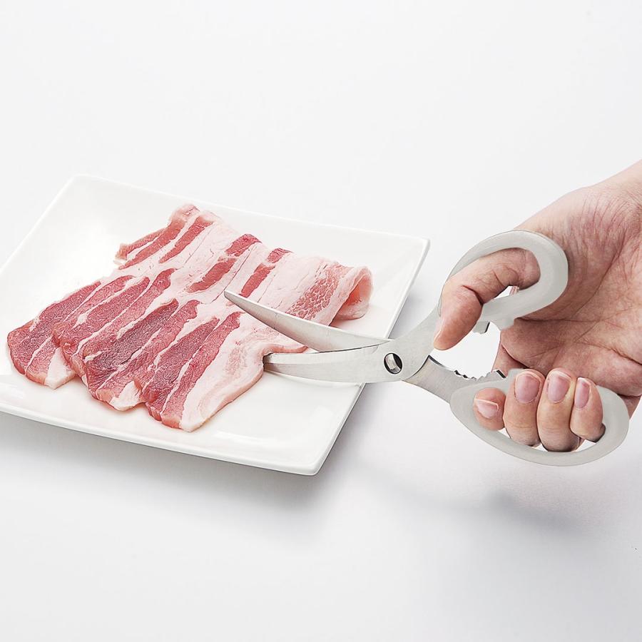 キッチンバサミ 料理ばさみ ステンレス 持ち運び 分解 洗浄 切れ味 キャンプ｜ カーブ刃キッチンばさみ  KEYUCA(ケユカ) | KEYUCA | 07