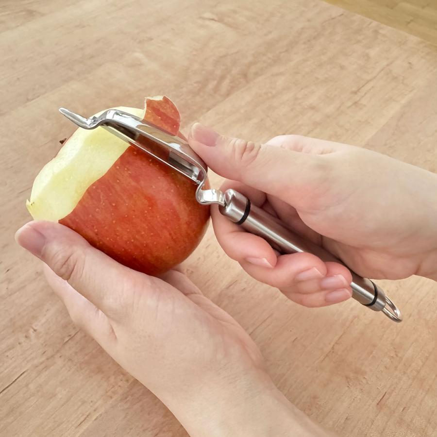 ピーラー 縦型 ステンレス 皮むき器 切れ味良い シンプルデザイン 食洗機対応 ｜ KEYUCA タテ型ピーラー ケユカ | KEYUCA