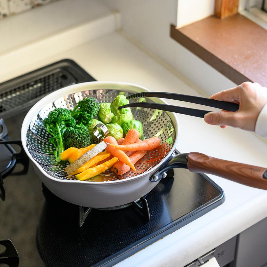 KEYUCA（ケユカ） 蒸し器 ステンレス[フリーサイズ ステンレス蒸し器