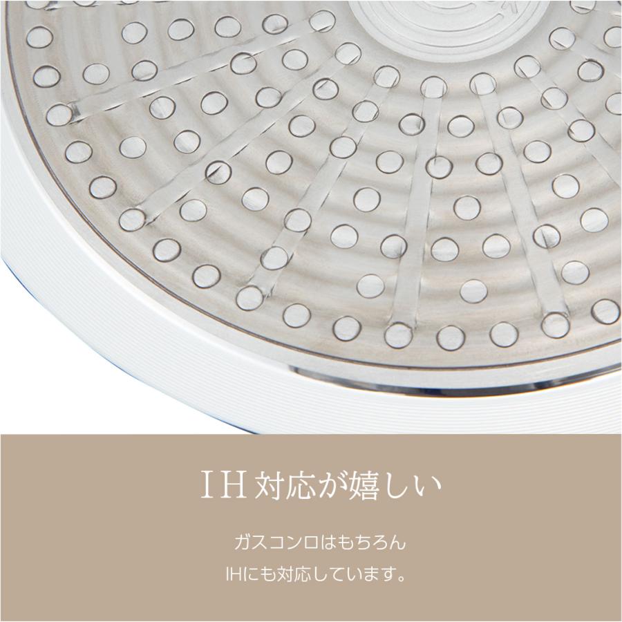 調理器具 キッチン用品 ふっ素コーディング くっつきにくい ガス火対応 IH対応｜ Rakulta IH フライパン 20cm  KEYUCA(ケユカ) | KEYUCA | 03