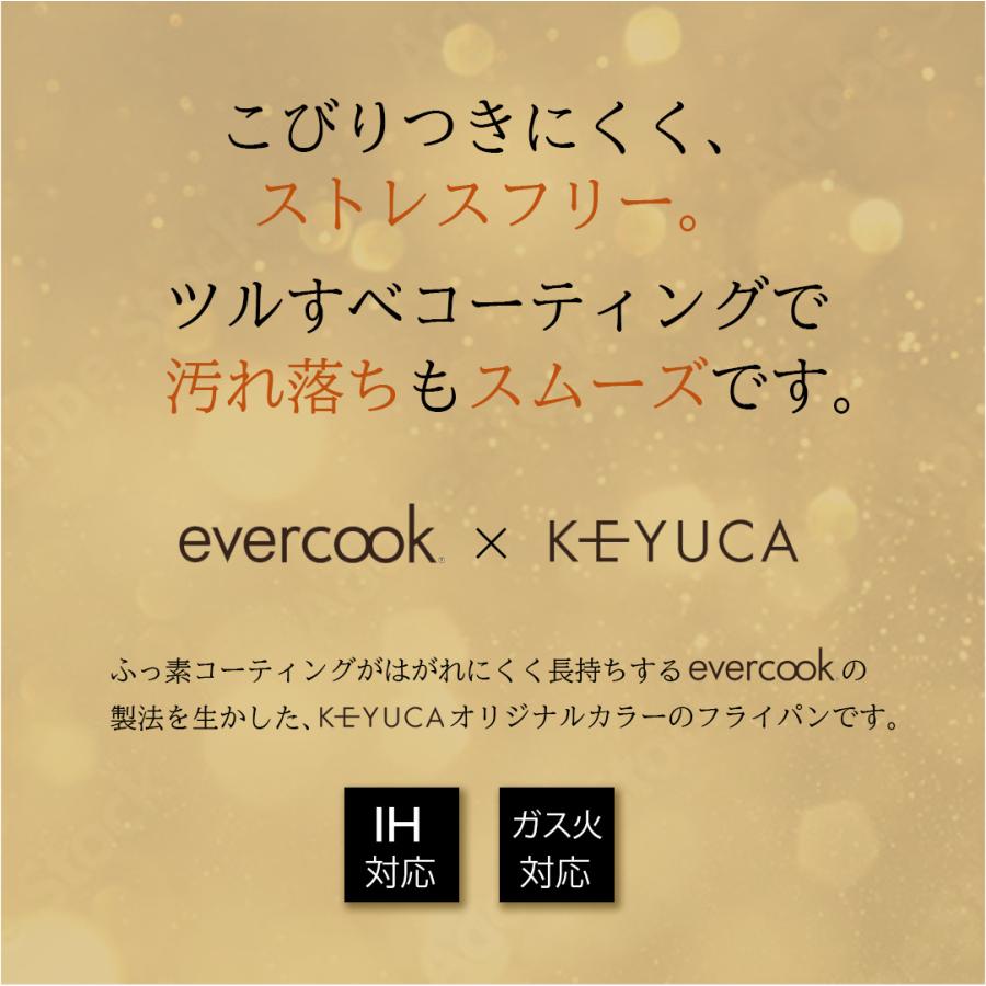 調理器具 キッチン用品 ふっ素コーディング くっつきにくい ガス火対応 IH対応｜ Rakulta IH フライパン 20cm  KEYUCA(ケユカ) | KEYUCA | 08