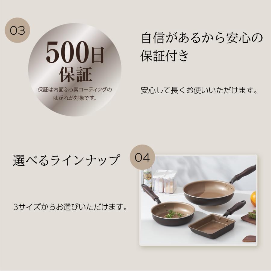 調理器具 キッチン用品 ふっ素コーディング くっつきにくい ガス火対応 IH対応｜ Rakulta IH フライパン 26cm  KEYUCA(ケユカ) | KEYUCA | 07