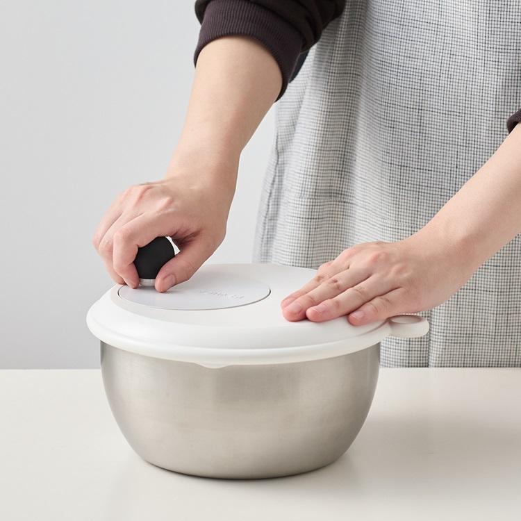 水切り器 スピナー 水切り 野菜 おしゃれ シンプル ステンレス 野菜水切り器 ｜ KEYUCA フォーウェイ サラダスピナー ケユカ | KEYUCA | 08