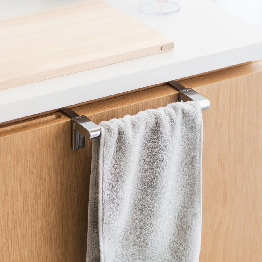 タオル掛け キッチン タオルバー タオルハンガー ハンドタオル 扉 シンク下 ステンレス ｜ KEYUCA pico タオルバー 15 ケユカ | KEYUCA