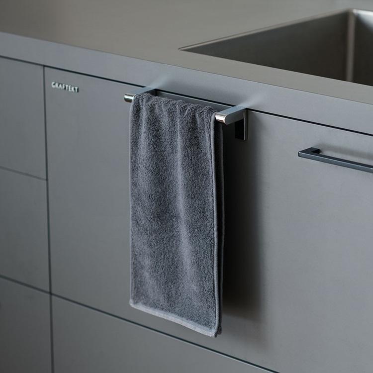 タオル掛け キッチン タオルバー タオルハンガー ハンドタオル 扉 シンク下 ステンレス ｜ KEYUCA pico タオルバー 15 ケユカ | KEYUCA | 07