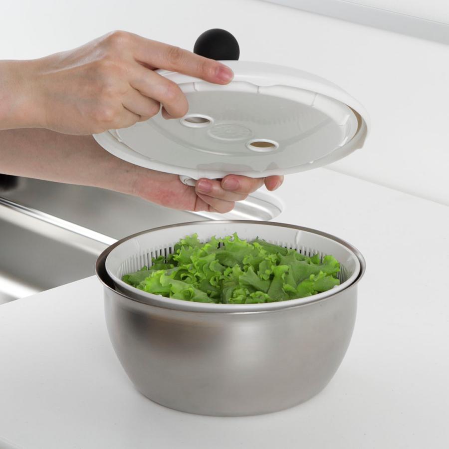サラダスピナー 水切り器[フォーウェイ・サラダスピナー 蓋 KEYUCA ケユカ] | KEYUCA | 04