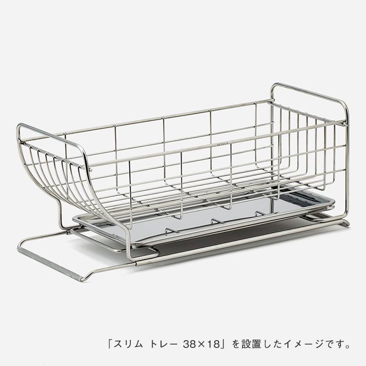 水切りラック スリム ステンレス シンク上 水切りかご シンクラック 皿立て 食器 水切り ｜ KEYUCA ネオナビオ ドレーナー ケユカ | KEYUCA | 12