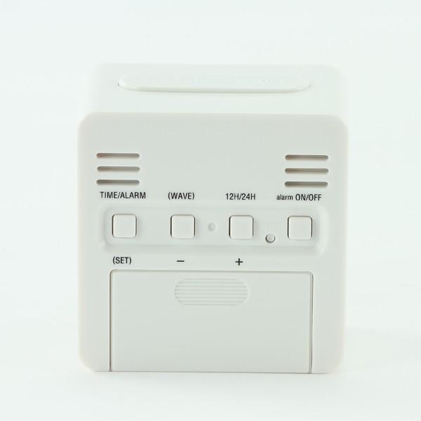 KEYUCA 置き時計 時計 電波時計 置き型 デジタル 温度|cube 電波