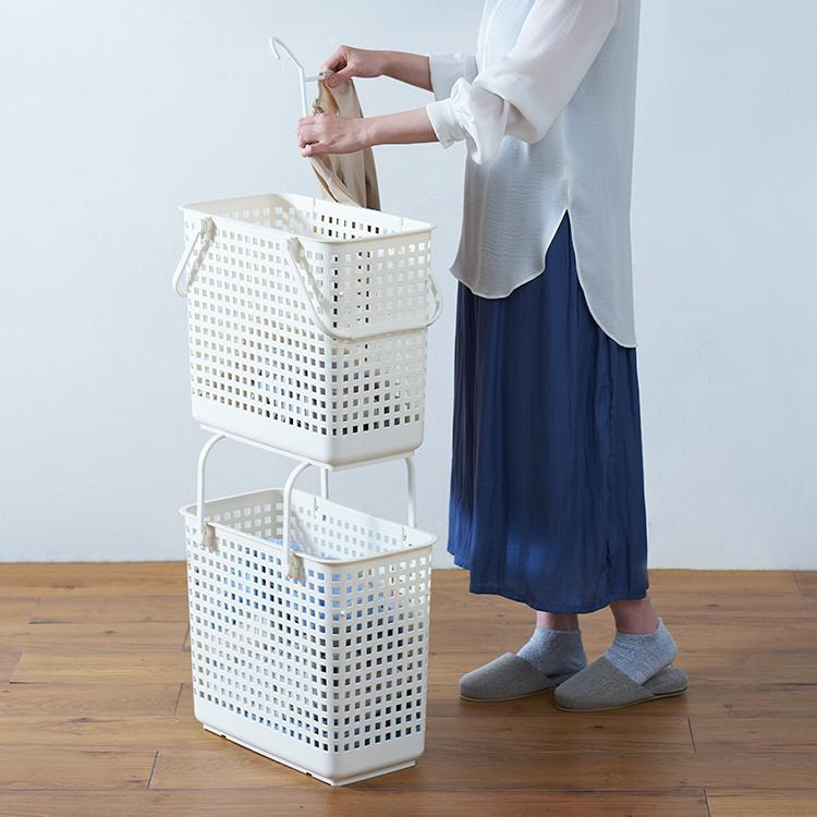 KEYUCA（ケユカ） 洗濯かご 洗濯カゴ ランドリー バスケット 洗濯籠