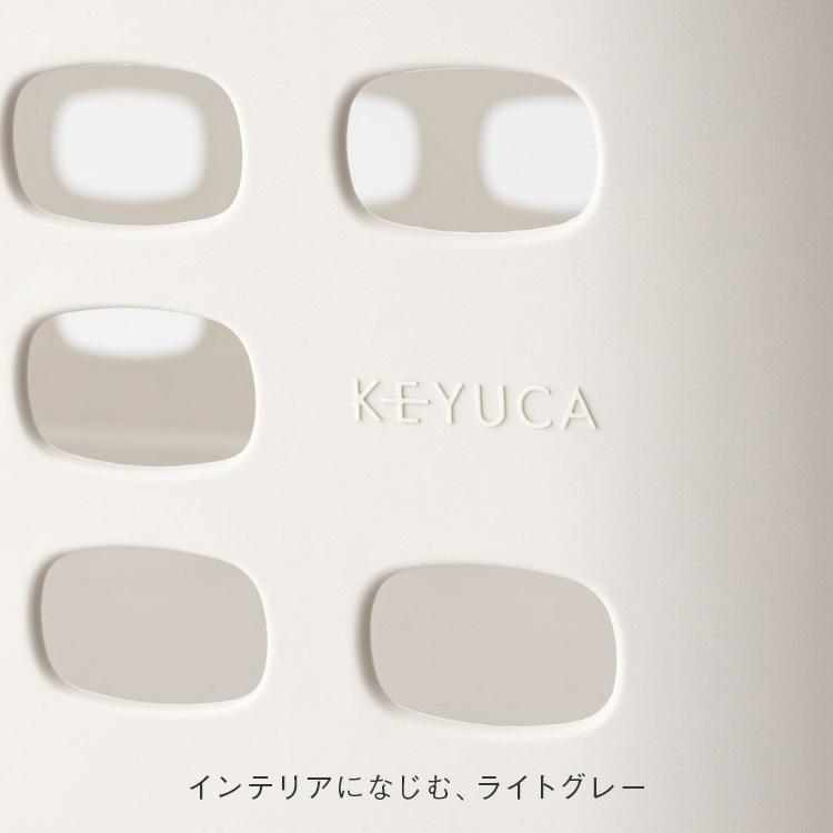 ランドリーバスケット 脚付き 腰にやさしい 洗濯かご 大容量 通気性 軽量 洗濯物入れ ｜ KEYUCA 腰にやさしいランドリーバスケット ライトグレー ケユカ | KEYUCA | 04