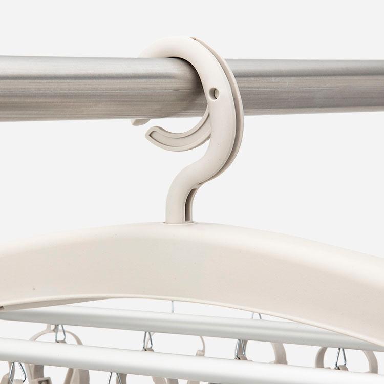 物干しハンガー 洗濯用品 物干し 物干 室内干し ピンチハンガー[ASTアルミフレームピンチハンガー 40個付き KEYUCA ケユカ] | KEYUCA | 06