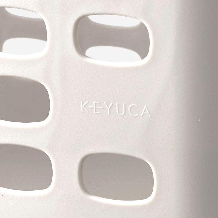 洗濯かご 脱衣かご キャスター付き スリム 省スペース収納 360度回転キャスター 移動ラクラク｜ KEYUCA ランドリーバスケット ライトグレー ケユカ | KEYUCA | 09