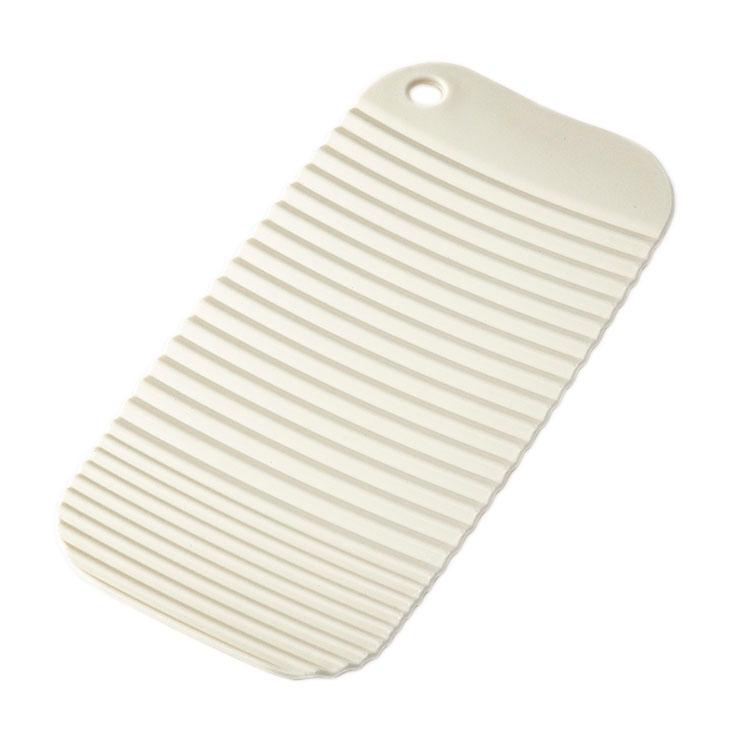 洗たく ミニサイズ ランドリー用品 洗濯用品 ウォッシュボード シンプル[AST両面使える洗濯板 ホワイト KEYUCA ケユカ] | KEYUCA | 01