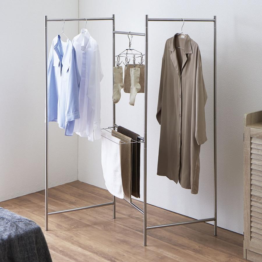 KEYUCA（ケユカ） 洗濯 洗濯物干し 折り畳み おしゃれ ステンレス