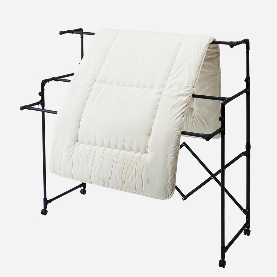 物干し キャスター付き スリム 収納 隙間 伸縮自在 竿｜ 【WEB限定】畳める多機能物干し  KEYUCA(ケユカ) | KEYUCA | 02