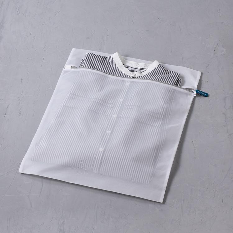 洗濯用品 洗濯物 洗濯用ネット ファスナーカバー付き ランドリー用品 衣類 シャツ シワ防止 [【WEB限定】AST洗濯ネット 角型6点セット KEYUCA ケユカ] | KEYUCA | 12