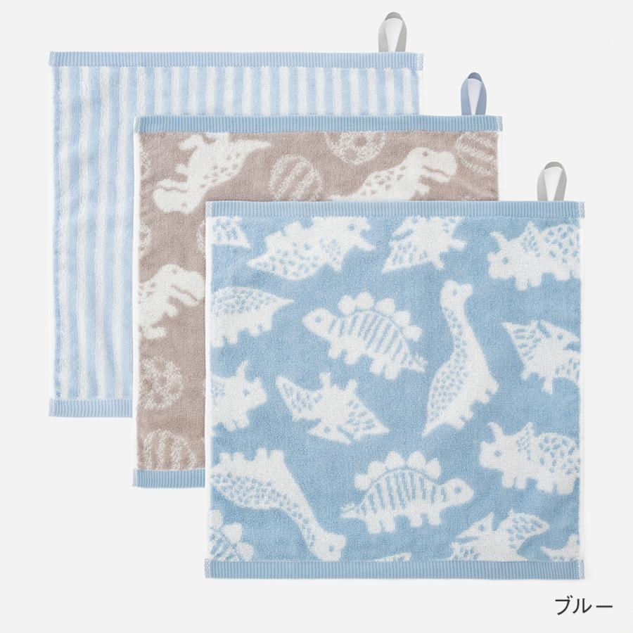 ハンドタオル ハンカチタオル タオルハンカチ 子供 保育園[まとめて ループ付ハンドタオル 3枚セット KEYUCA ケユカ] | KEYUCA | 02
