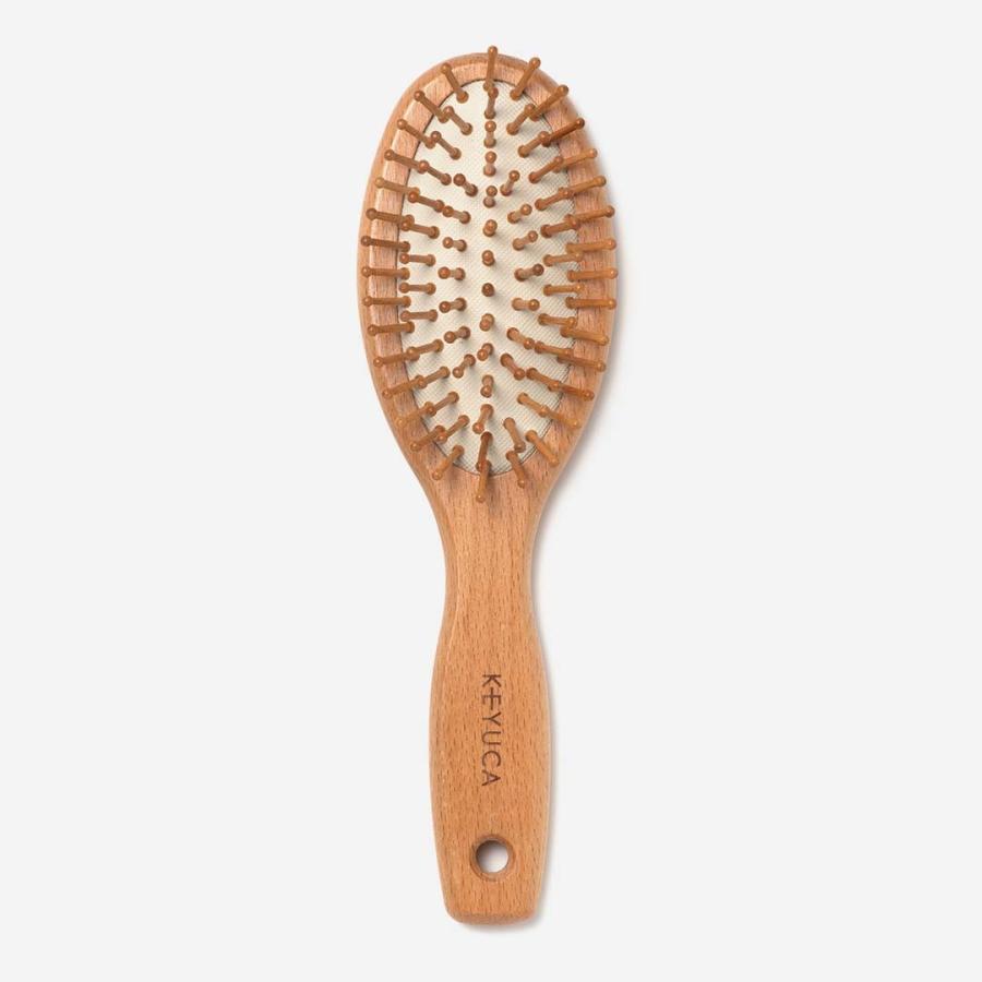 KEYUCA（ケユカ） ヘアブラシ 木製[H ヘアブラシ ウッド 21.5cm 静電気
