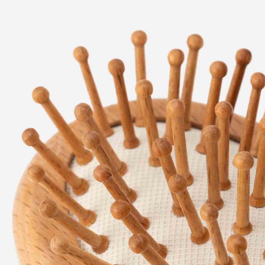 ヘアブラシ 木製[H ヘアブラシ ウッド 21.5cm 静電気を起こしにくい KEYUCA ケユカ] | KEYUCA | 01