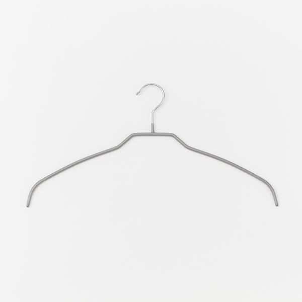 すべらない ハンガー シャツハンガー 型崩れ防止 衣類ハンガー スリム ｜ KEYUCA 滑らないハンガー シャツ用 グレー 30本セット ケユカ | KEYUCA | 01