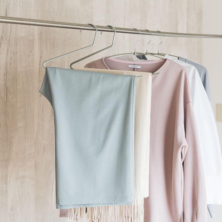 すべらない ハンガー スラックスハンガー パンツ ズボン スリム ｜ KEYUCA 滑らないハンガー パンツ用 グレー 3本セット ケユカ | KEYUCA | 03