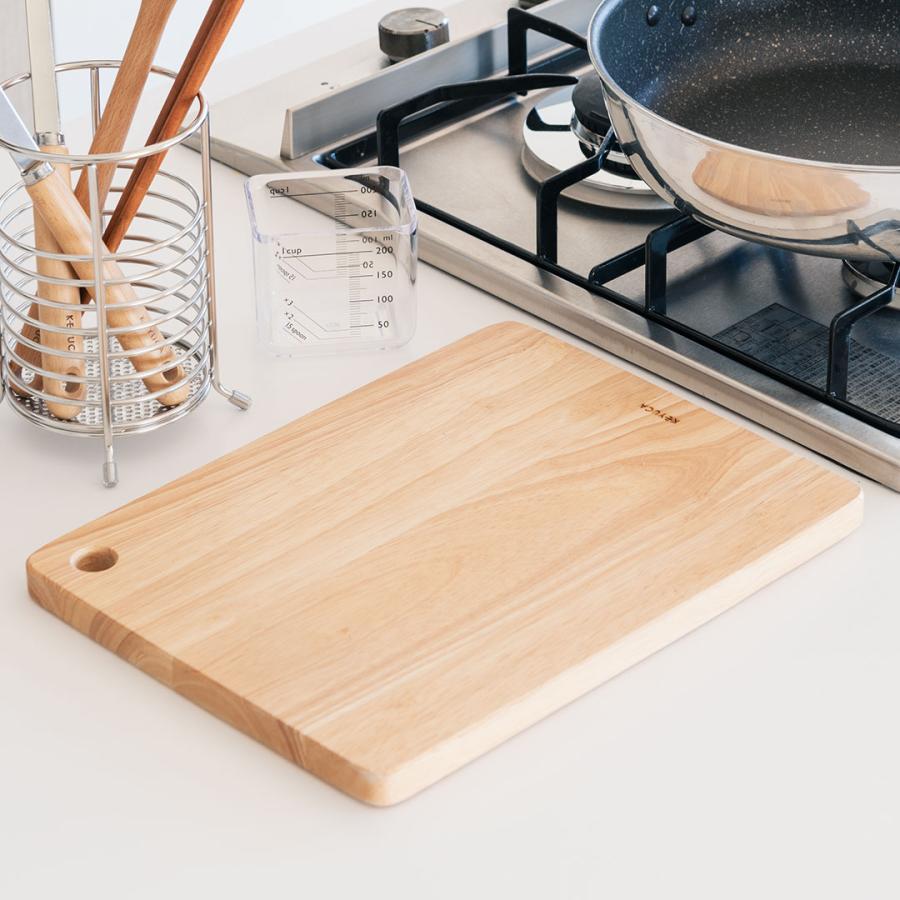 KEYUCA（ケユカ） 木製 キッチン用品 プレート まな板 天然木 無地