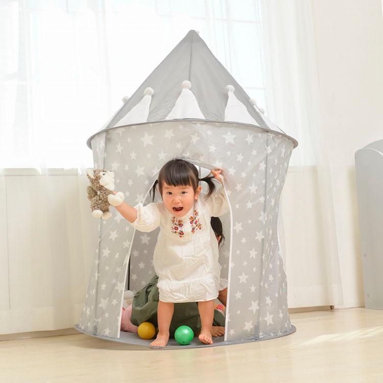 簡単組み立て 軽量 収納バッグ付き 窓付き メッシュ コンパクト シンプル おしゃれ[組み立てかんたん キッズテント スター KEYUCA ケユカ] | KEYUCA | 03