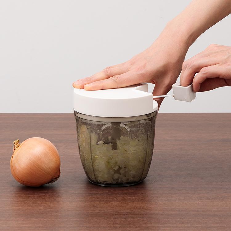 みじん切り器 フードチョッパー フードプロセッサー チョッパー フードカッター[みじん切りハンディチョッパー KEYUCA ケユカ] | KEYUCA | 04