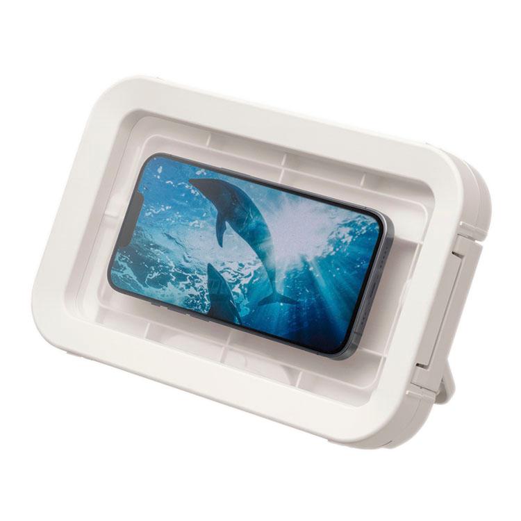 防水ケース 貼り付け スマホ スマートフォン スタンド 防水カバー [【WEB限定】 マグネット防水スマホスタンド KEYUCA ケユカ] | 
