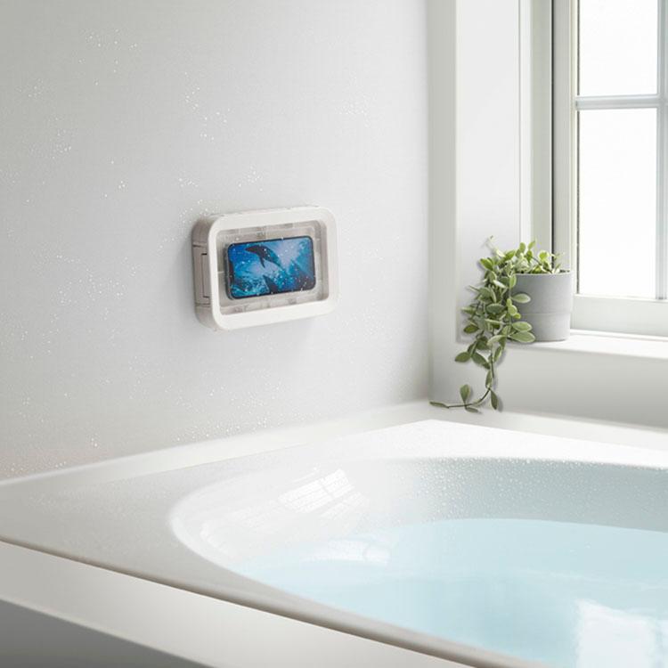 防水ケース 貼り付け スマホ スマートフォン スタンド 防水カバー [【WEB限定】 マグネット防水スマホスタンド KEYUCA ケユカ] |  | 06