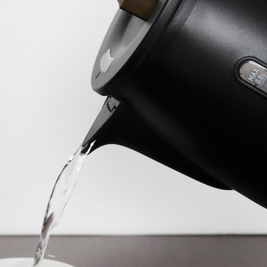 電気ポット 電気ケトル ポット お湯 湯沸かし ケトル 電気 湯沸かし器 コーヒー[細くも太くも注げる電気ケトル KEYUCA ケユカ] | KEYUCA | 03