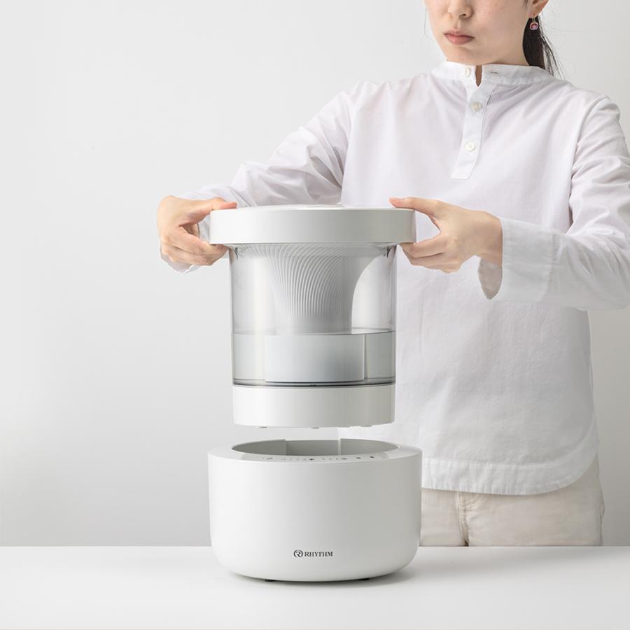 加湿器 超音波式 6~10畳 リビング 寝室 インテリア おしゃれ ｜ 洗いやすくて自分で乾く お手入れかんたん加湿器(MIST350) ホワイト KEYUCA(ケユカ) | KEYUCA | 10