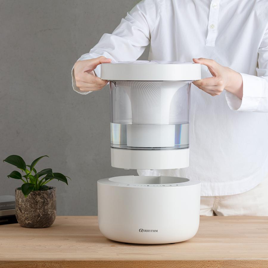 加湿器 超音波式 6~10畳 リビング 寝室 インテリア おしゃれ ｜ 洗いやすくて自分で乾く お手入れかんたん加湿器(MIST350) ホワイト KEYUCA(ケユカ) | KEYUCA | 17