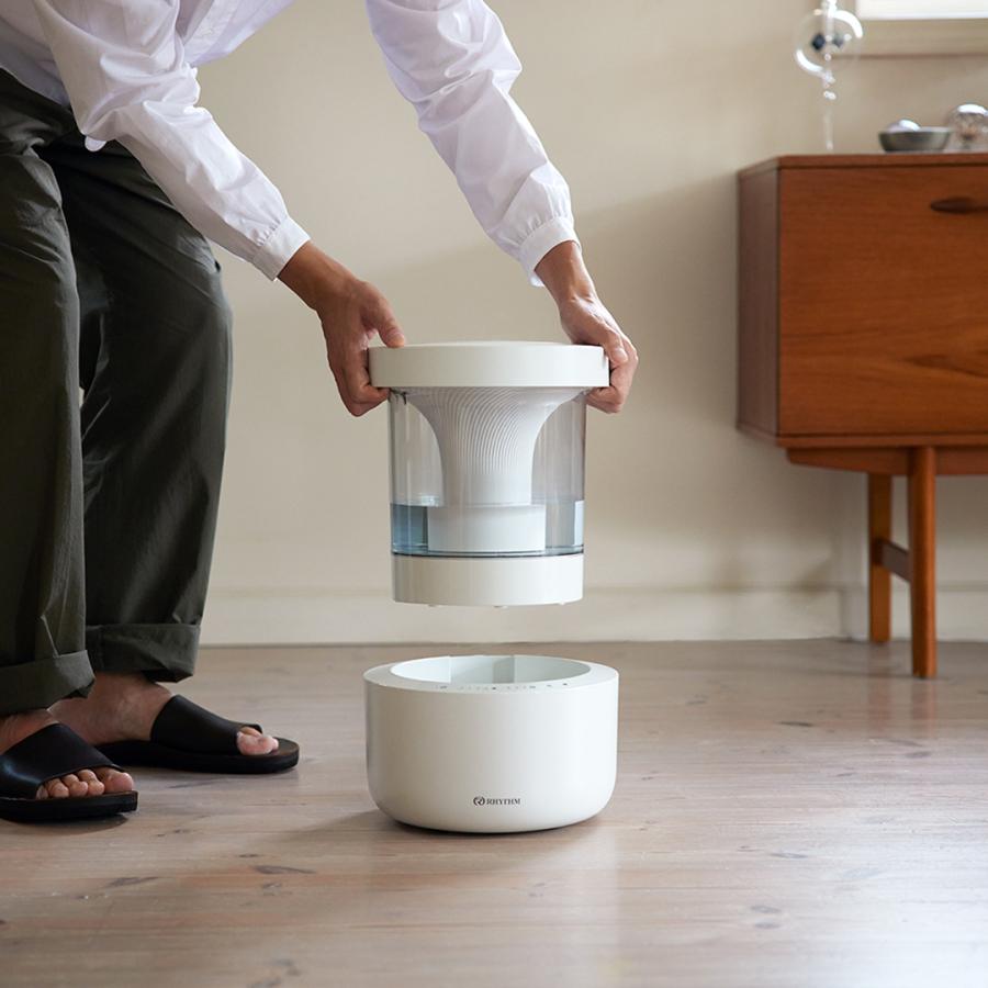 加湿器 超音波式 6~10畳 リビング 寝室 インテリア おしゃれ ｜ 洗いやすくて自分で乾く お手入れかんたん加湿器(MIST350) ホワイト KEYUCA(ケユカ) | KEYUCA | 18