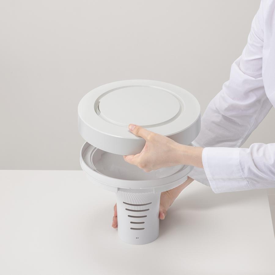 加湿器 超音波式 6~10畳 リビング 寝室 インテリア おしゃれ ｜ 洗いやすくて自分で乾く お手入れかんたん加湿器(MIST350) ホワイト KEYUCA(ケユカ) | KEYUCA | 07