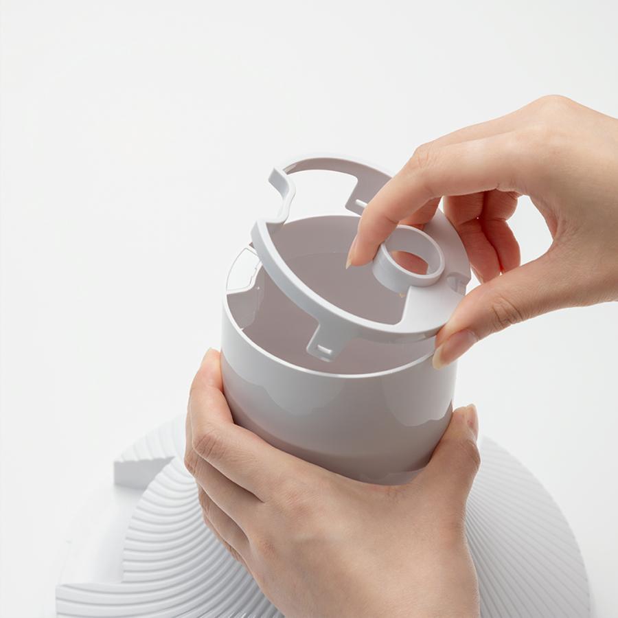 加湿器 超音波式 6~10畳 リビング 寝室 インテリア おしゃれ ｜ 洗いやすくて自分で乾く お手入れかんたん加湿器(MIST350) ホワイト KEYUCA(ケユカ) | KEYUCA | 09