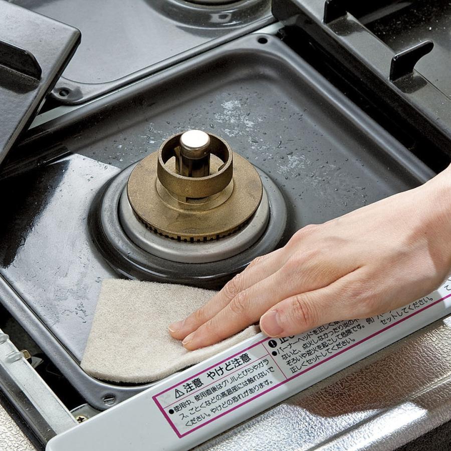 キッチンクリーナー 重曹 シート 不織布 掃除グッズ 汚れ コンロ 洗剤不使用 使い捨て 便利 ｜ KEYUCA キッチン お掃除シート 重曹×ゴム ケユカ | KEYUCA | 04