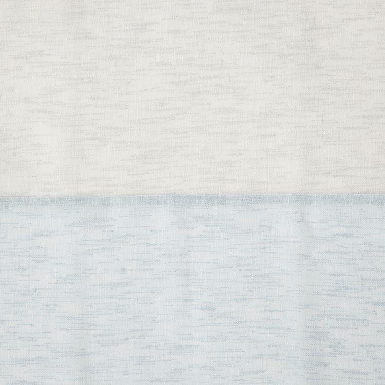 カーテン 洗える[すぐに使えるバイカラーレース 100×133cm 2P グレー×ブルー KEYUCA ケユカ] | KEYUCA | 01