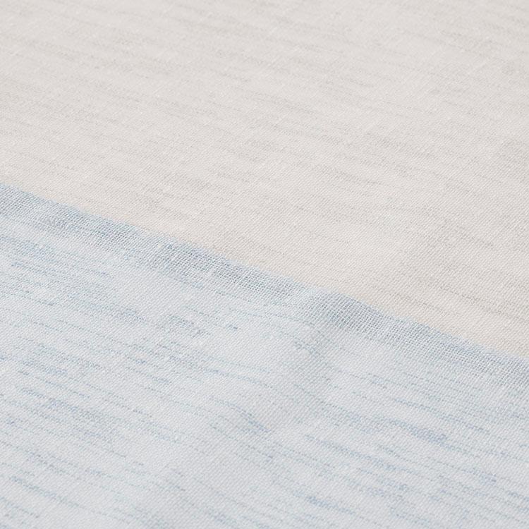 カーテン 洗える[すぐに使えるバイカラーレース 100×133cm 2P グレー×ブルー KEYUCA ケユカ] | KEYUCA | 02