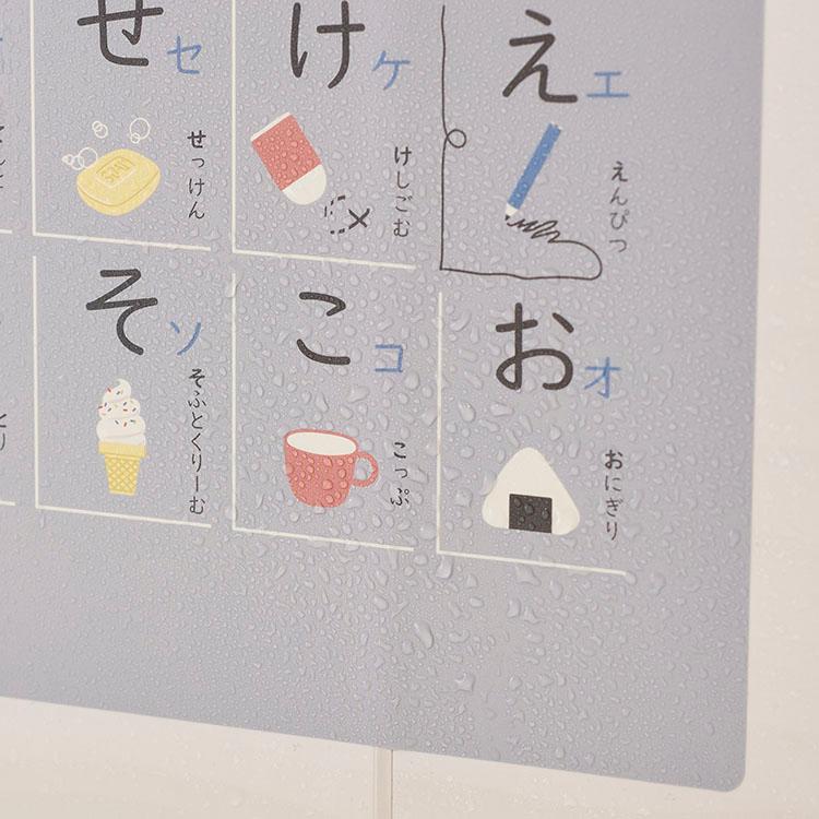 おふろポスター ひらがな 日本製 知育 学習ポスター 防水 浴室貼付 こども向け ｜ KEYUCA キッズ おふろポスター ひらがな 日本製 ケユカ | KEYUCA | 05