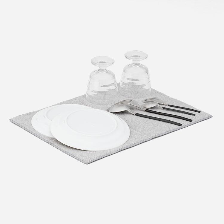 水切りマット 40×30cm 抗菌防臭 マイクロファイバー 速乾 吸水 キッチン便利 ｜ KEYUCA 抗菌防臭水切りマット 40×30cm ケユカ | KEYUCA | 05