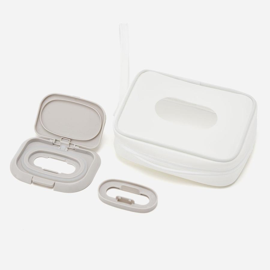 ウェットティッシュ ポーチ 抗菌 フタ付き おしりふき ポーチ ワンプッシュ パッキン 乾きにくい ストラップ付 ｜ KEYUCA ウェットシート用ポーチ ケユカ | KEYUCA | 02