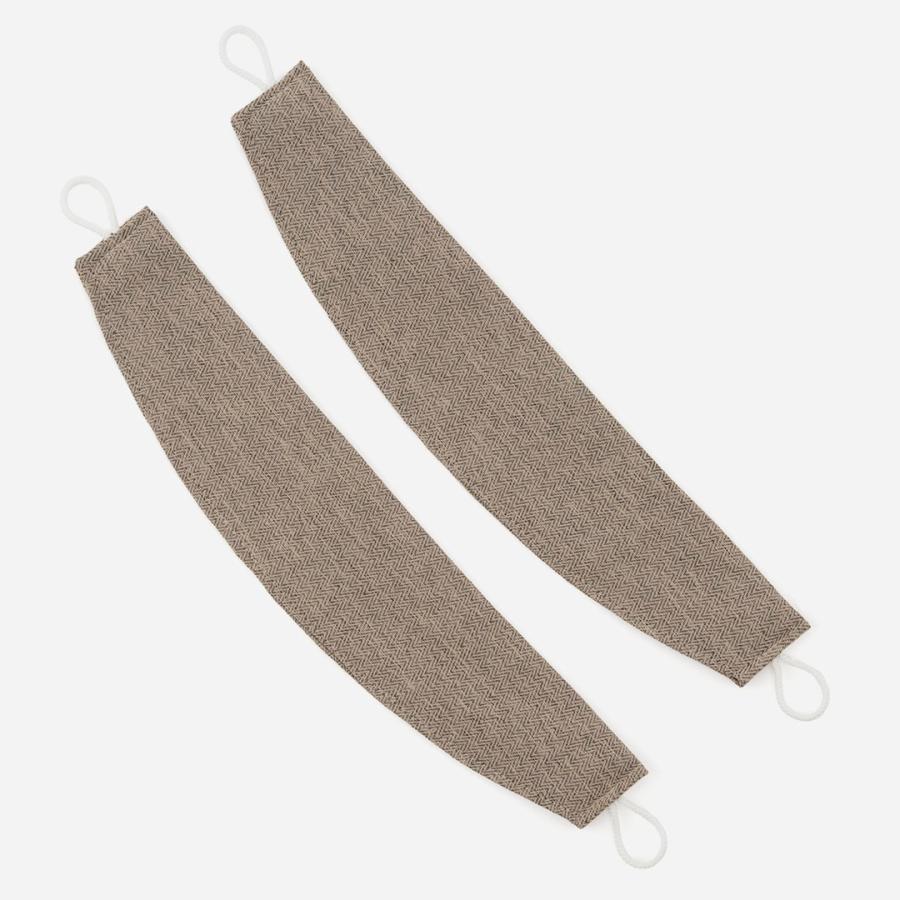 カーテン インテリア ファブリック 遮光性｜ すぐに使える遮光バイカラーヘリンボンドレープ 2枚セット ブラウン×ブラック  KEYUCA(ケユカ) | KEYUCA | 03