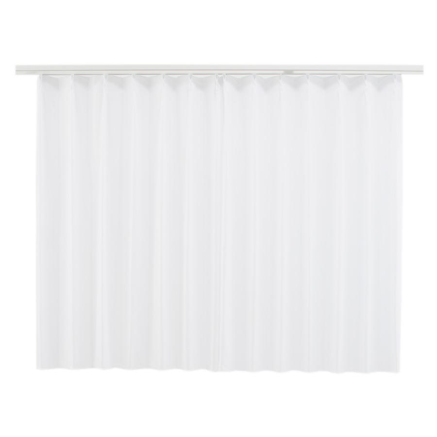 カーテン インテリア ファブリック 遮光生地 省エネ対策｜ すぐに使える高機能ベーシックレース 2枚セット ホワイト  KEYUCA(ケユカ) | KEYUCA